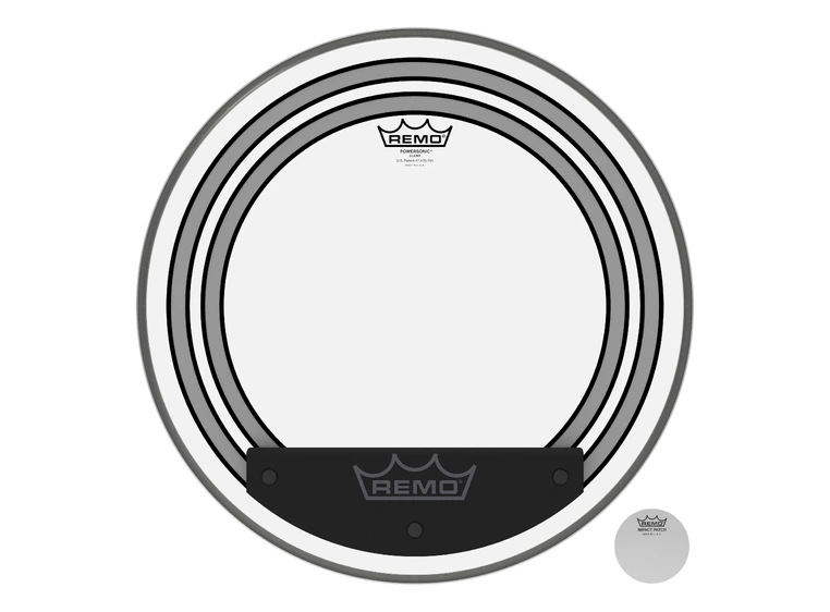 Remo PW-1318-00 Powersonic Clear 18 Basstrommeskinn 